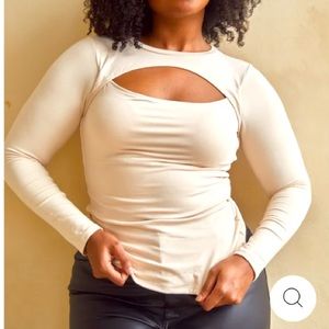 Klassy Peek a Boo Long Sleeve Brami Medium